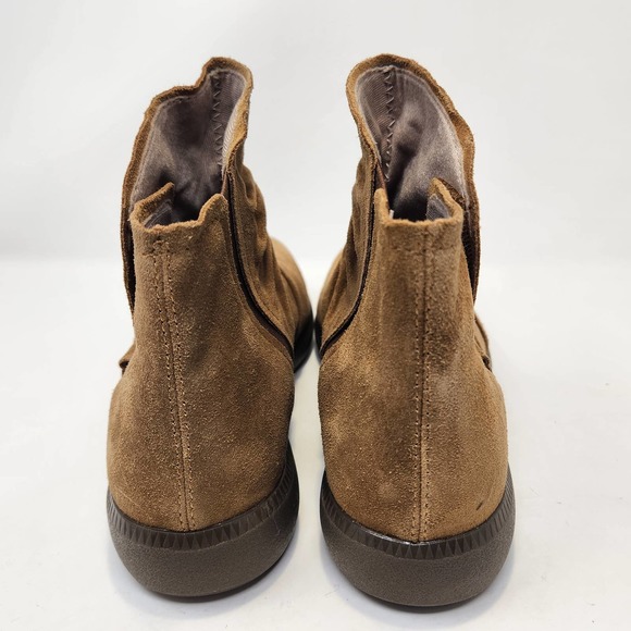 Munro Womens Scout Brown Suede Ankle Booties Boots Size 9 M Comfort Arch Support - Picture 7 of 8